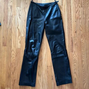 Wilson’s Leather Pelle Studio sz 8 leather pants trousers excellent pre owned